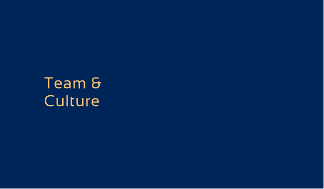 Team & Culture