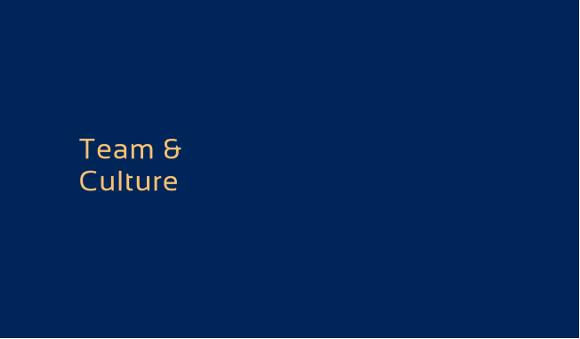 Team & Culture